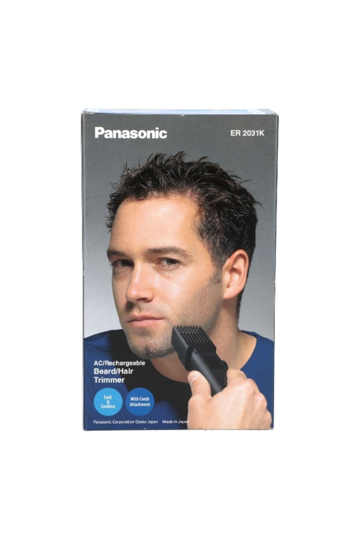 PANASONIC-100-240V Precise Beard and Hair Trimmer 2-18mm ER2031K7211 7