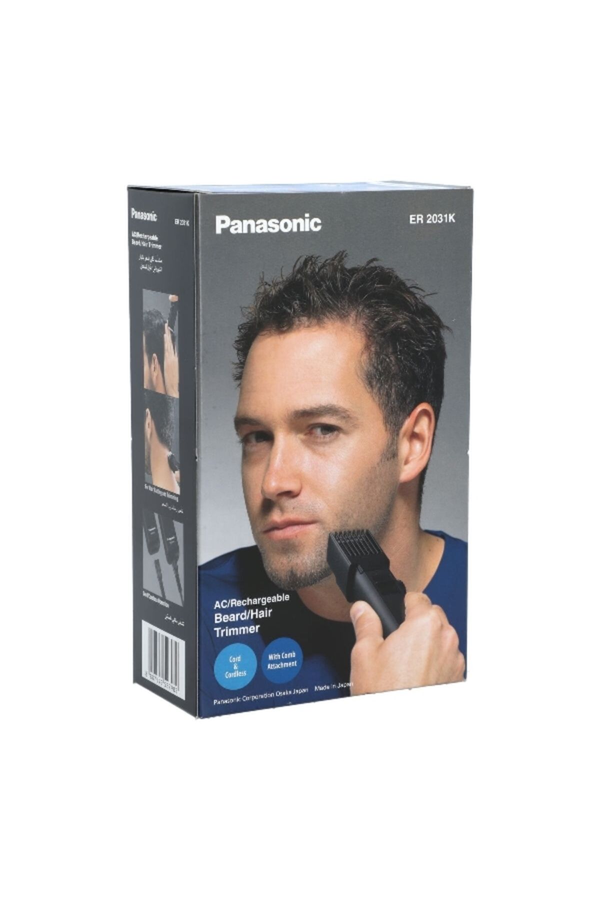 PANASONIC-100-240V Precise Beard and Hair Trimmer 2-18mm ER2031K7211 8