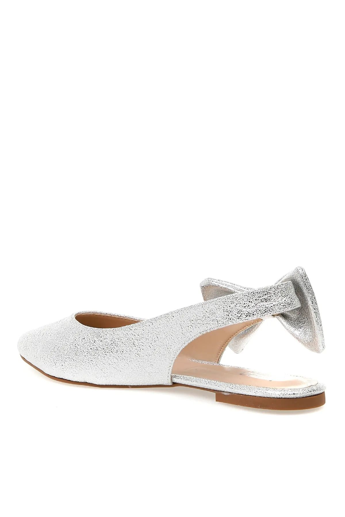 Limon-Valina Women's Silver Ballerinas 2