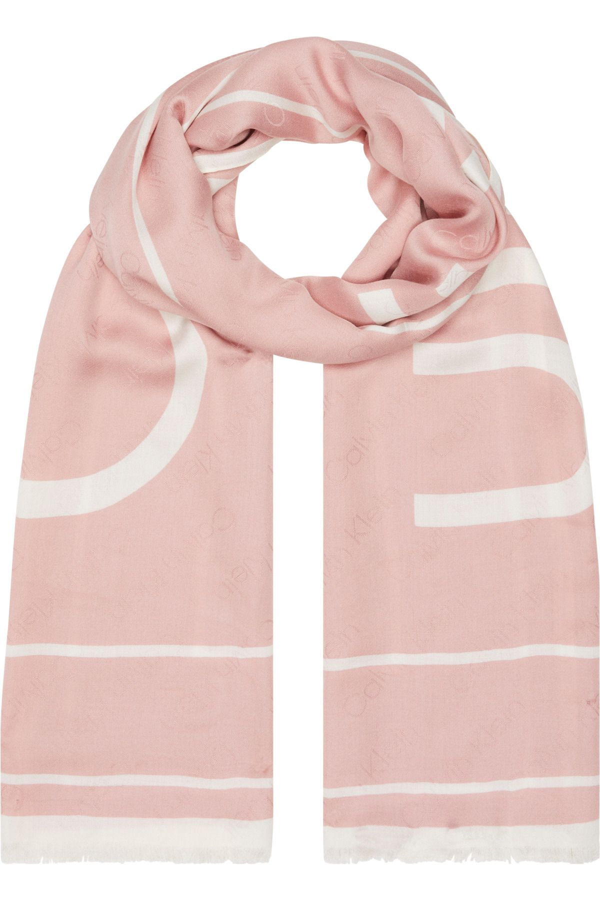 Calvin Klein-Printed Jacquard Scarf 1