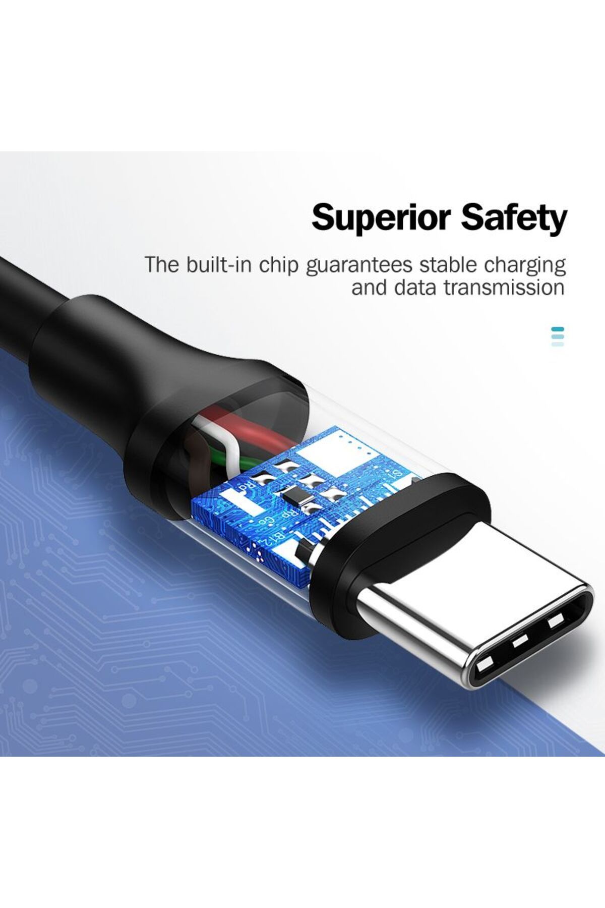 Ugreen-كابل USB-C 2.0 M/M بطول 2 متر - أسود 3