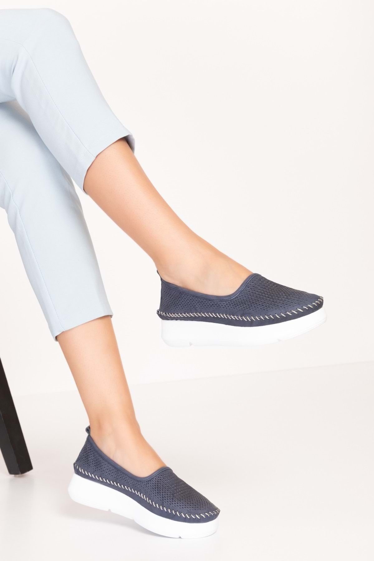 Gondol-Pantofi de vară confortabili de zi cu zi din piele naturală alpx.510 4