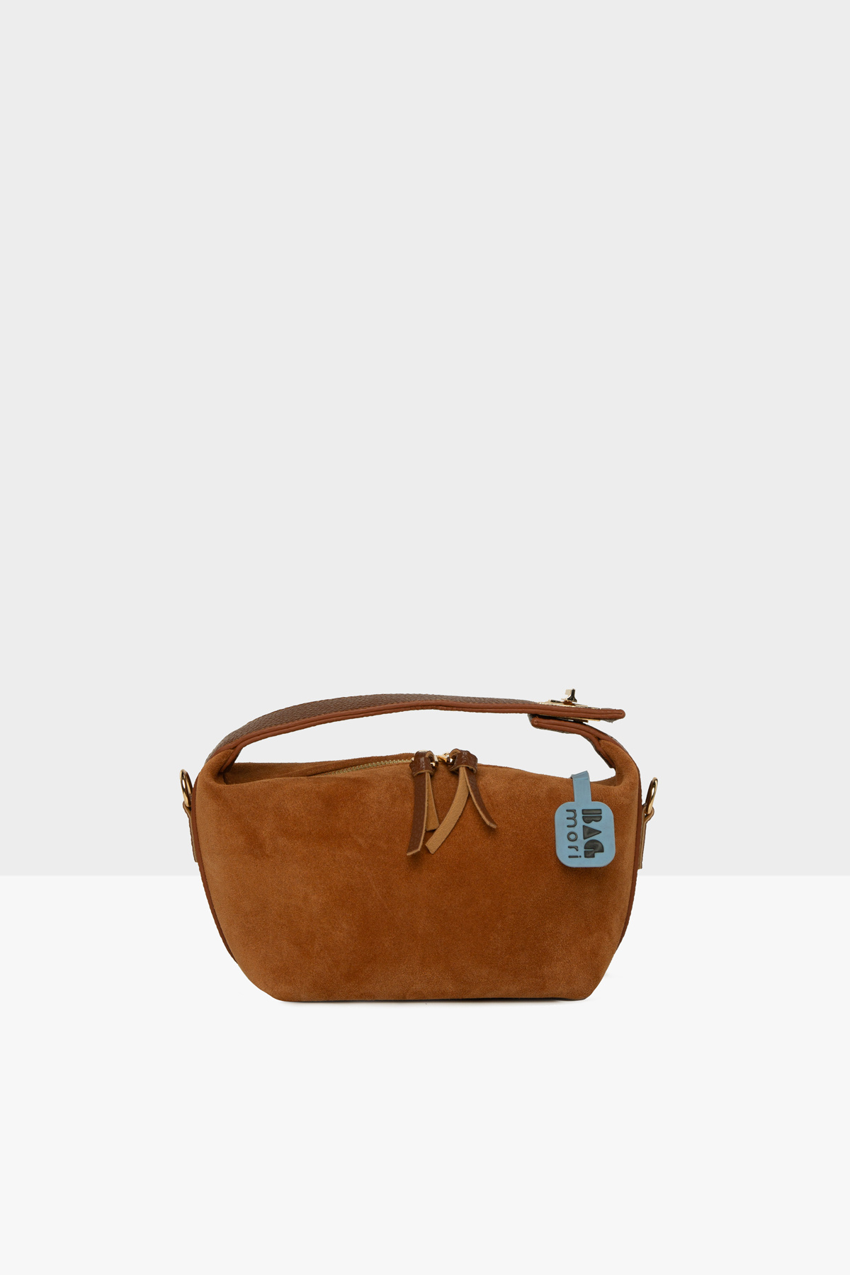 Bagmori-Tan Women's Genuine Leather Mini Bag with Hand Grip m 000008548 3