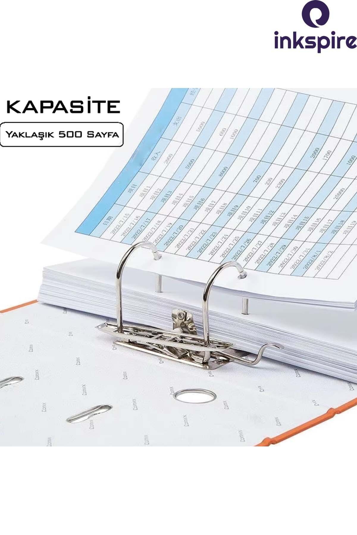 inkspire-1Pc Wide Office Folder - with Ring, Plastic Document Folder, Pp File Organizer, Office Folder with Lock 3