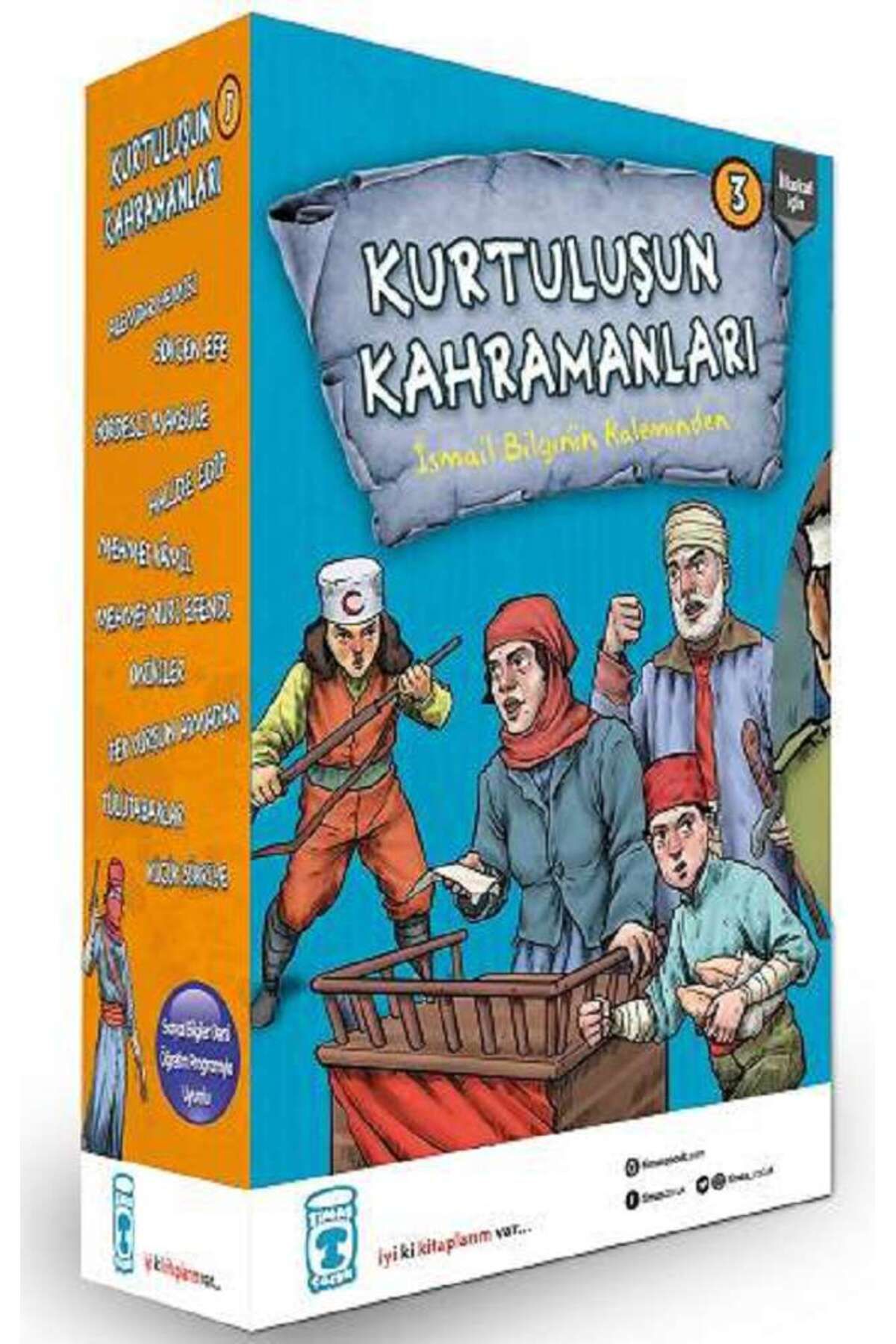 Timaş Çocuk Kurtuluşun Kahramanları 3 Set (10 Kitap)