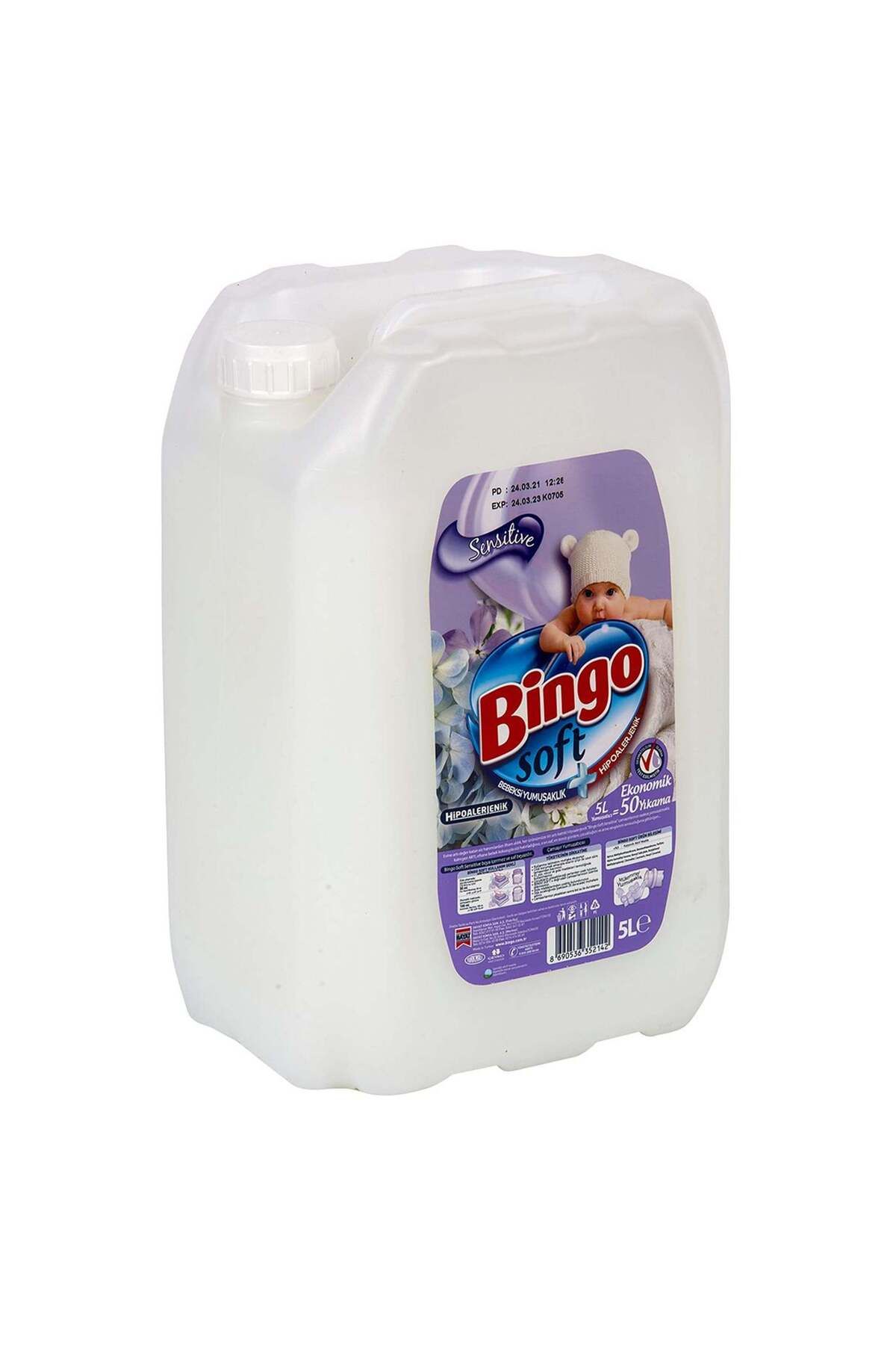 Bingo 5 Litre Soft Sensitive Çamaşır Yumuşatıcısı (50003488)