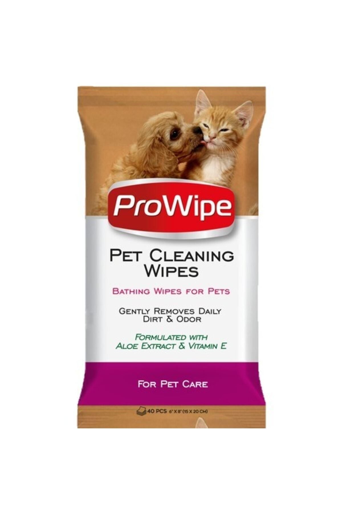 ProWipe Pet Wipes Evcil Hayvanlar Için Temizlik Mendilleri 3x40 (120 Adet)