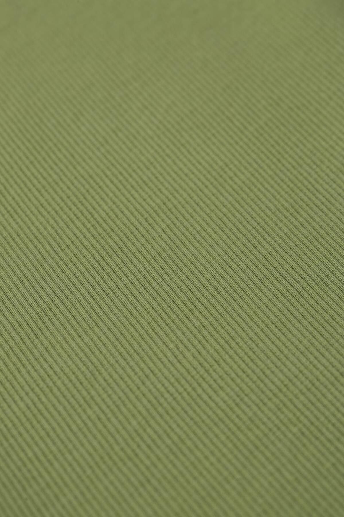 ALLDAY-Light Green-Cotton Ribbed Sleeveless T-Shirt 8