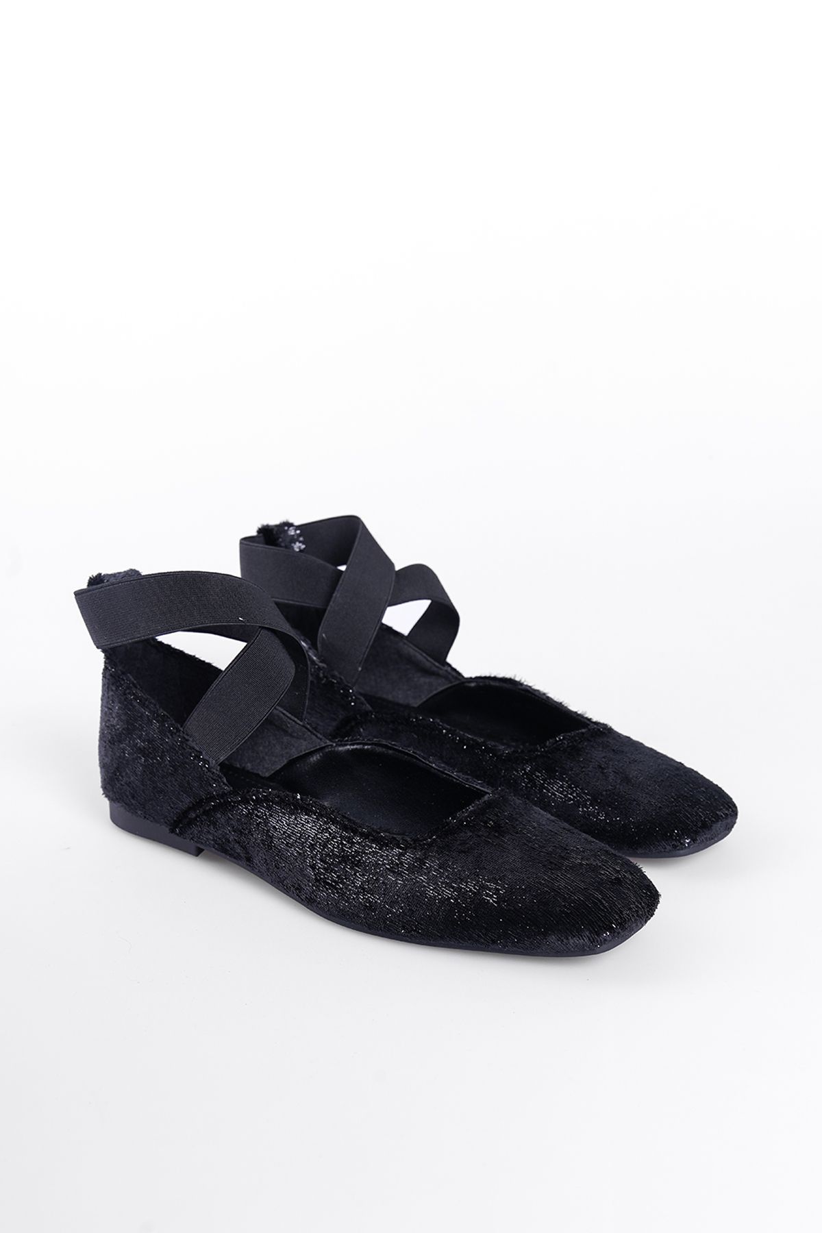 Capone Outfitters-Women's Ballerinas with Elastic Ankle 1