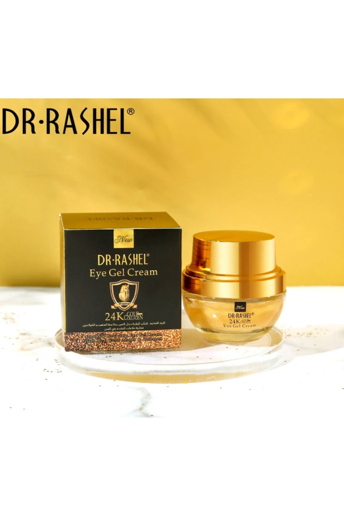 DR.RASHEL 24K Altın ve Kolajen Göz Jeli Kremi 20ml (1 adet)