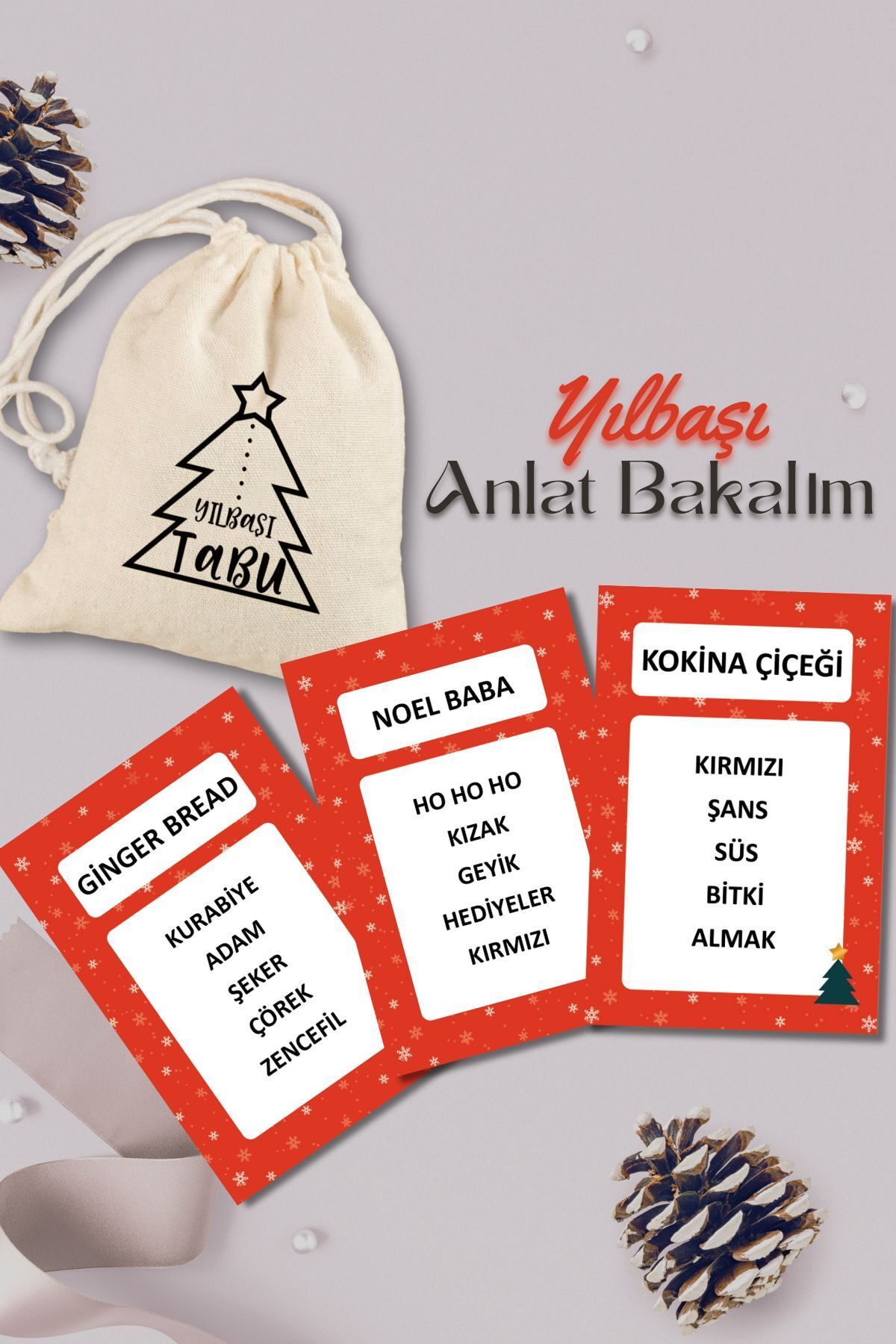Metranya-New Year's Concept Taboo and Zom Party Shot Game Set of Two, Christmas Card Game, Let's Tell It, Drinking Game 5