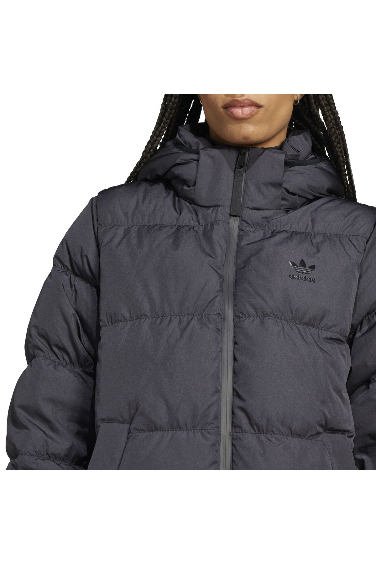 adidas-Regen Long down Women's Black Coat Iw8371 5