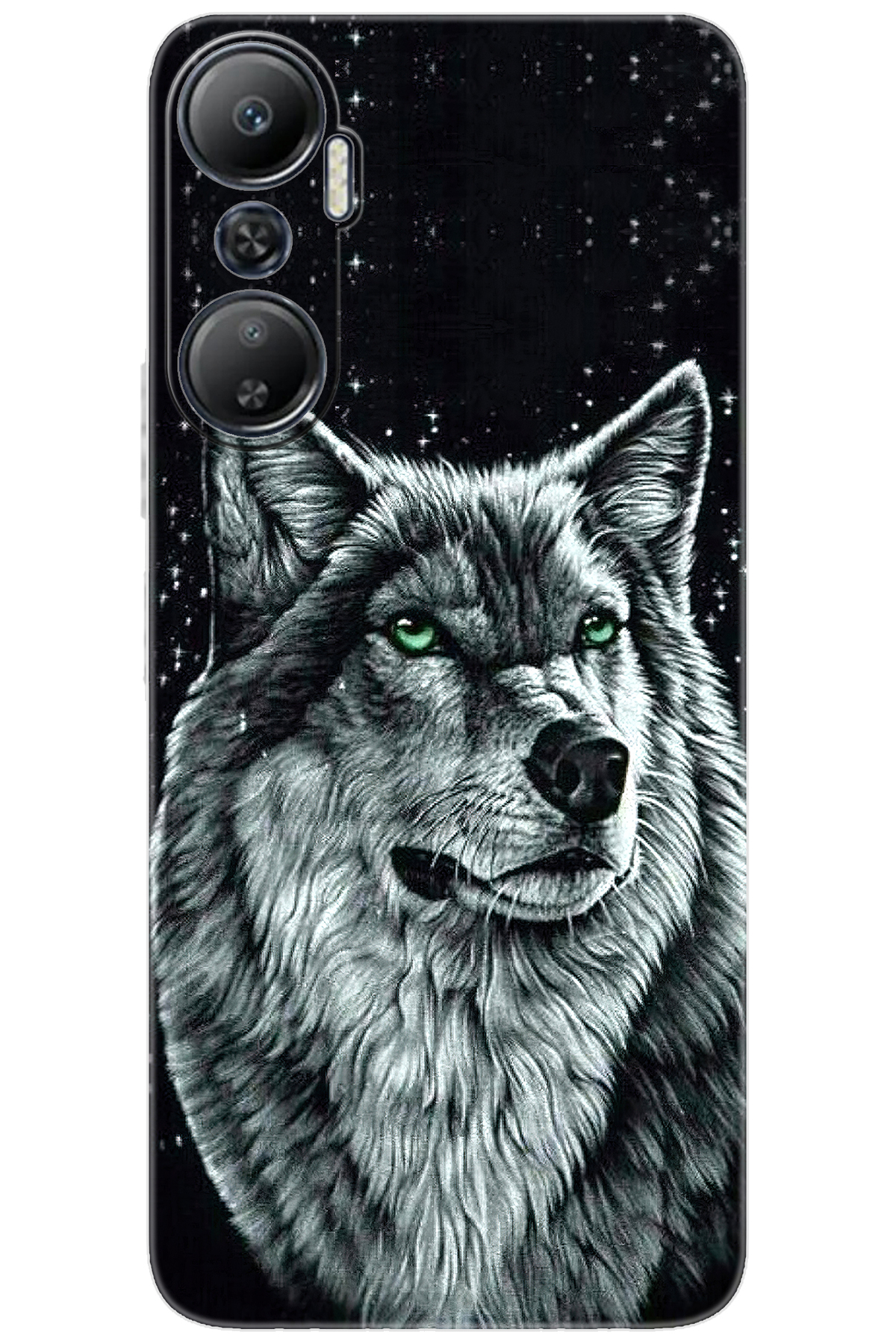 iNfinix Hot 20 (X6826) Compatible Sheath Pattern Printed Silicone Wolf Printed NGO:488 CP-qkNuJnM