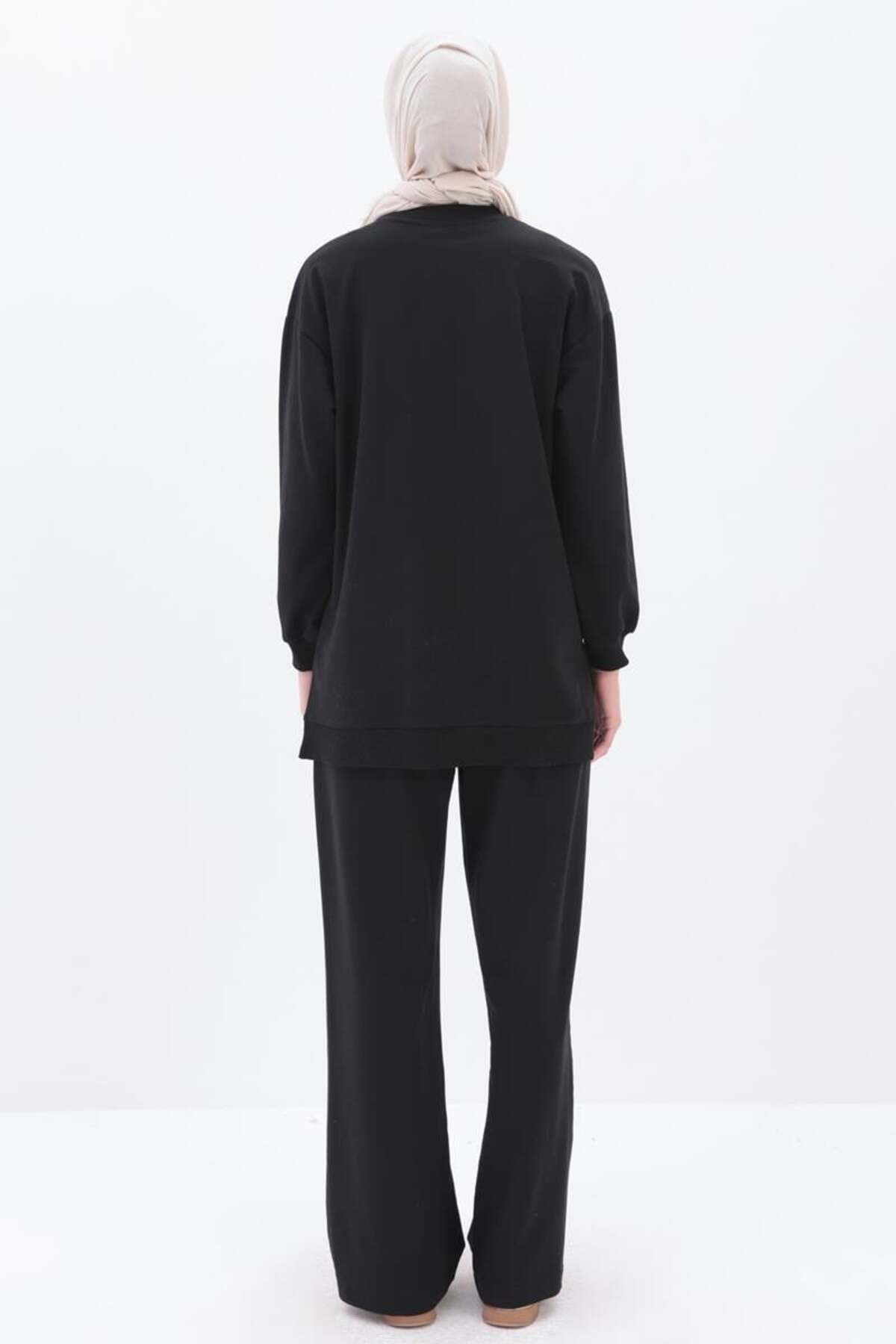 ALLDAY-Black-Side Stripe Tracksuit Set 4
