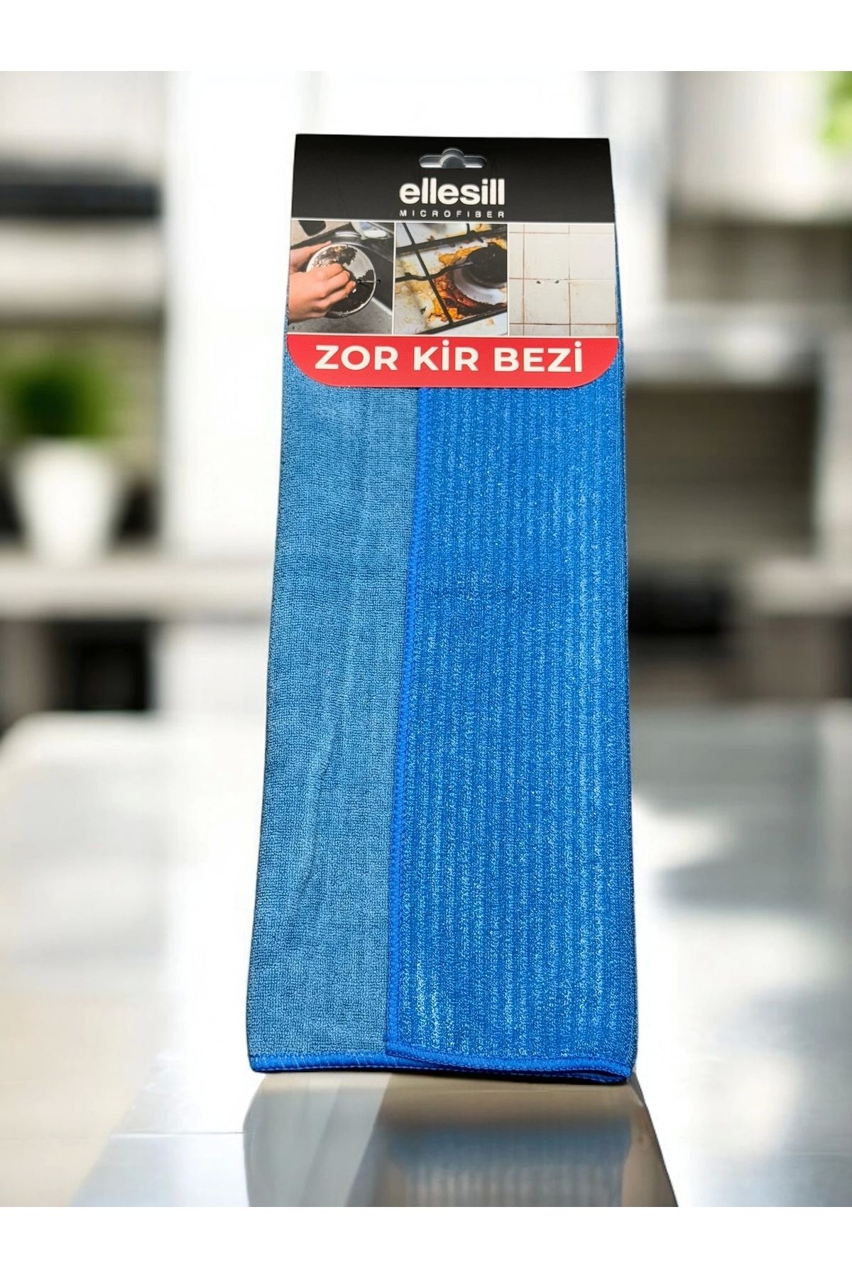 Hassas Zor Kir Temizleme Bezi Mavi 40x40 Cm - Zorsoft