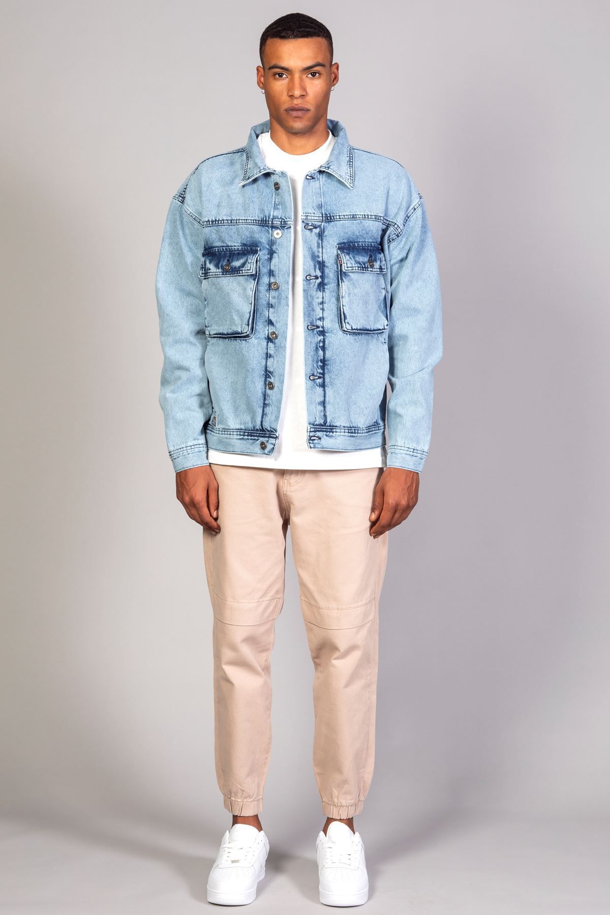 کت آبی مردانه جیب شلوار یخ اورجینال LTC Jeans