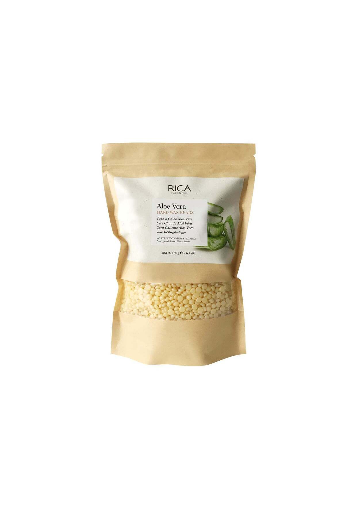 Rica Cosmetics-Aloe Vera Hard Wax Beads | 150 G 1