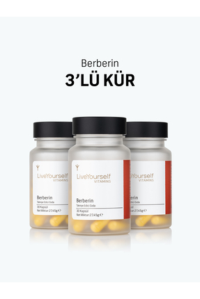 Live Yourself Berberin 500 mg – 3’lü Kür (3 x 30 Kapsül)