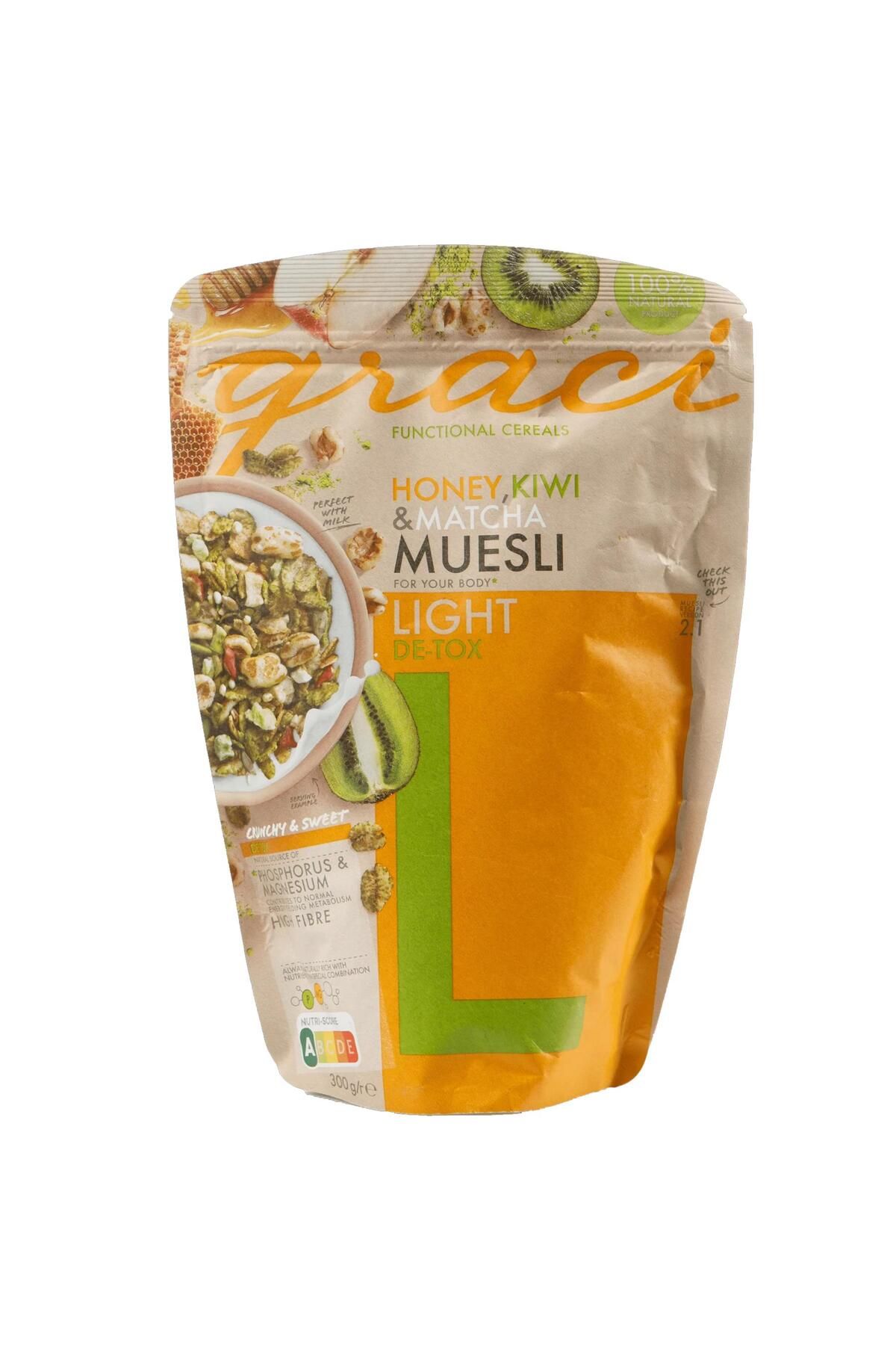 Graci Kahvaltılık Gevrek Müesli Bal Kivi Ve Yeşil Çaylı Light L 300 G E