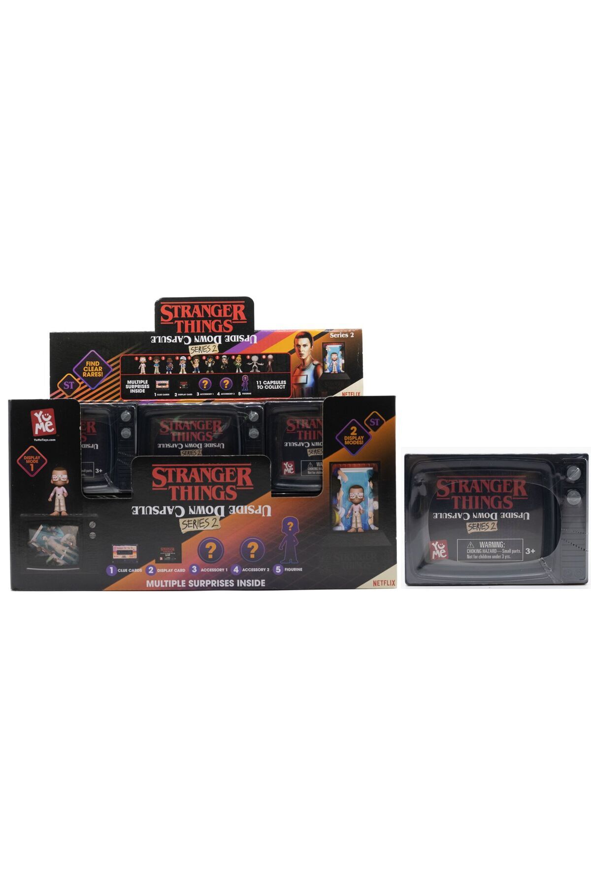 Stranger Things-Stranger Things Upside Down Capsules, Assorted 1 Piece (Character May Vary) 2