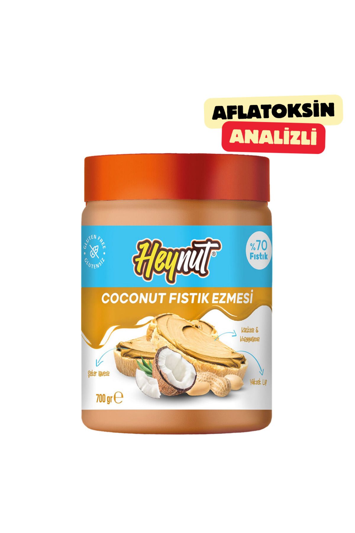 HEYNUT Coconut Fıstık Ezmesi 700g