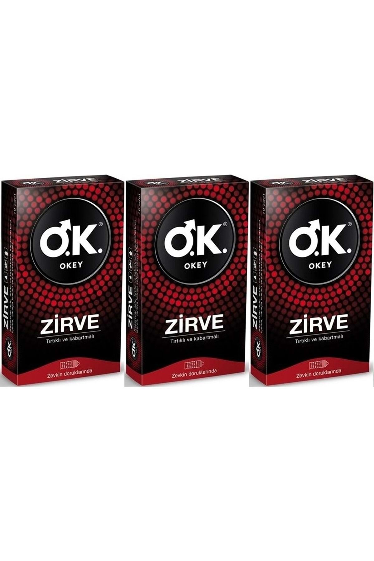 Okey Prezervatif 30 Adet Zirve (3PK*10)