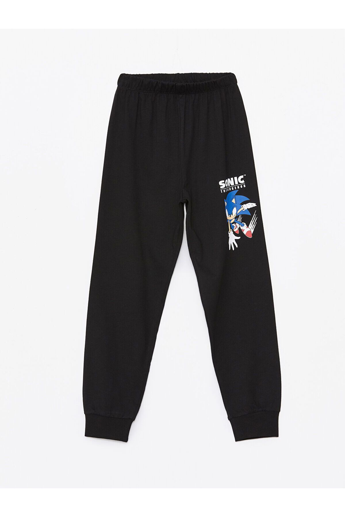 LC Waikiki-Súprava chlapčenského pyžama s dlhým rukávom Lcwk Crew Neck Sonic Printed 3