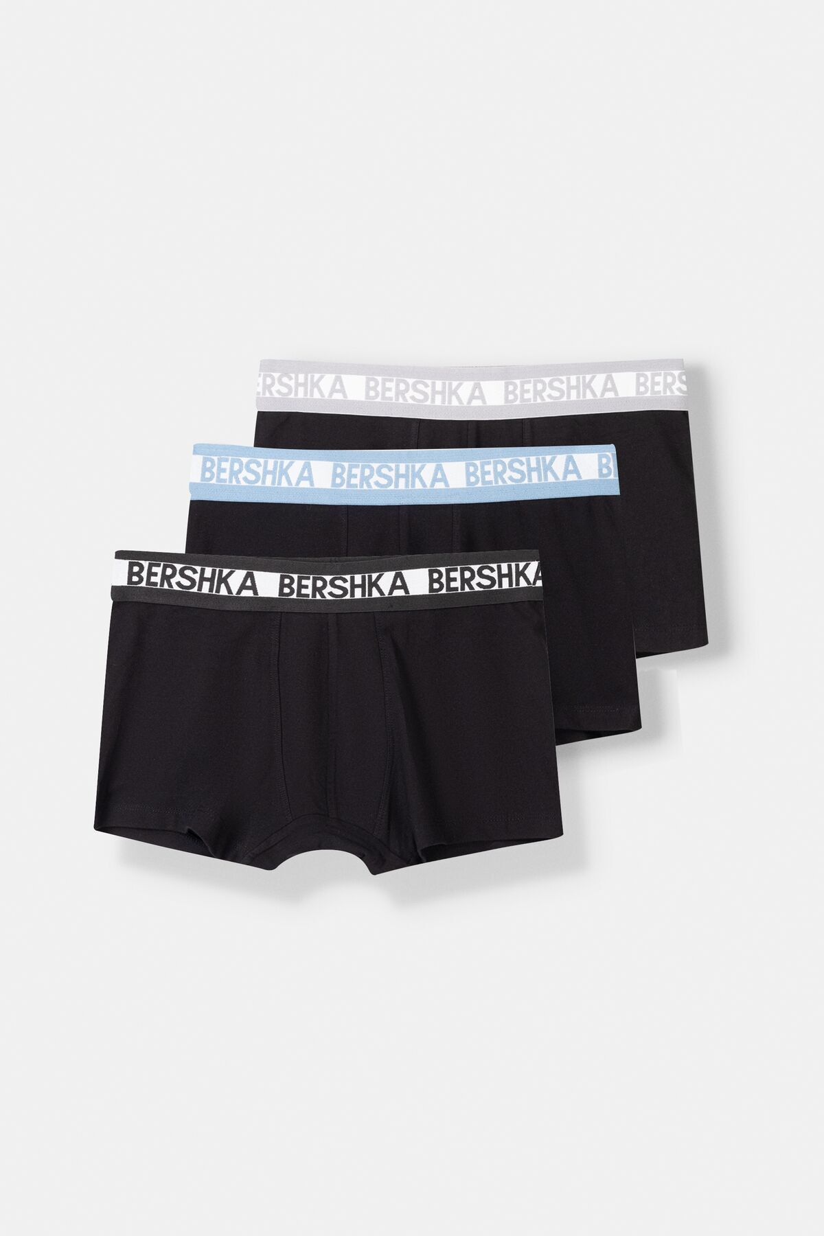 Bershka-3-pack of boxers with wide printed waistband 1