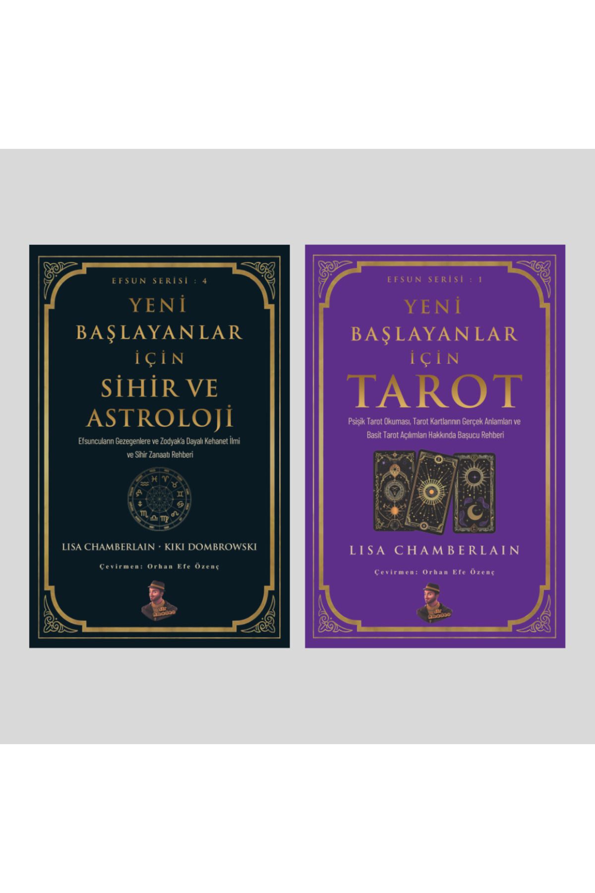 Amadeo Yayınları Astro-Tarot Seti (2 Kitap) | Lisa Chamberlain