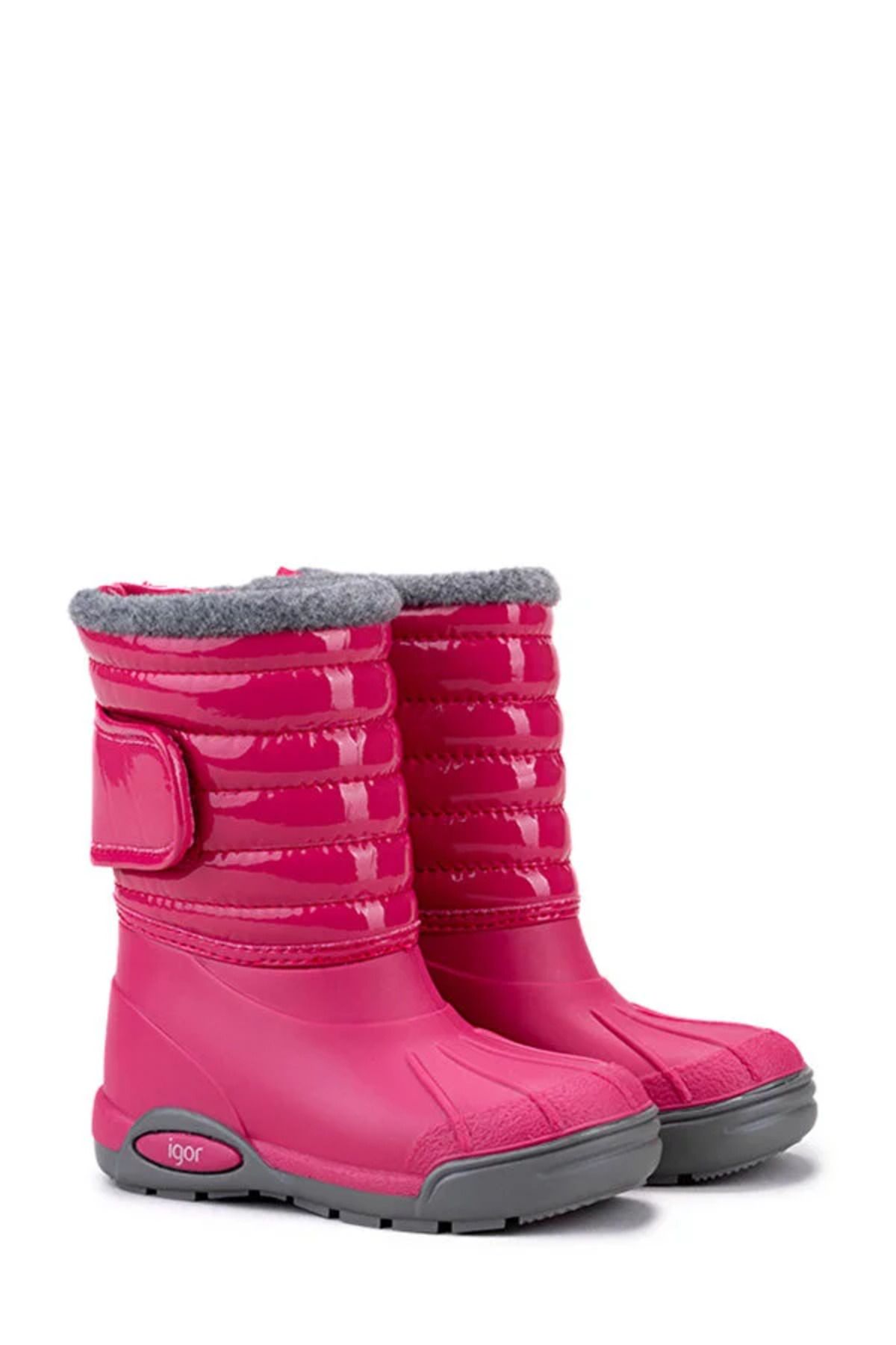 IGOR-Topo Ski Charol Pink Kids Rain Boots 2