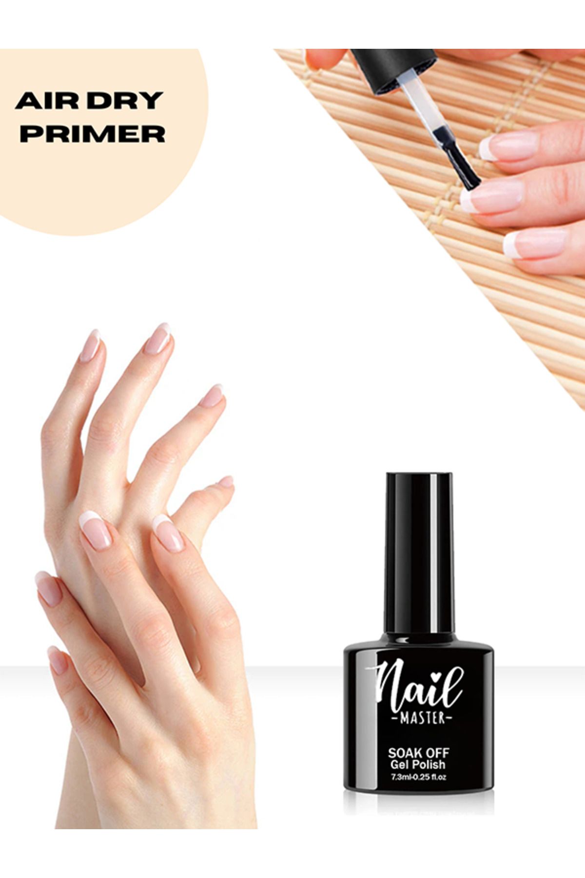 Nail Master Kalıcı Oje Protez Tırnak Air Dry Primer 7.3ml Hava Ile Kurur