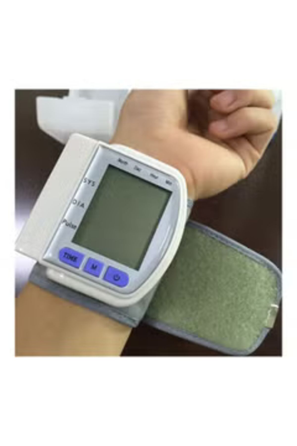 Arabest-CK-102S Digital LCD Automatic Wrist Watch Blood Pressure Monitor Heart Beat Rate Pulse Meter 4