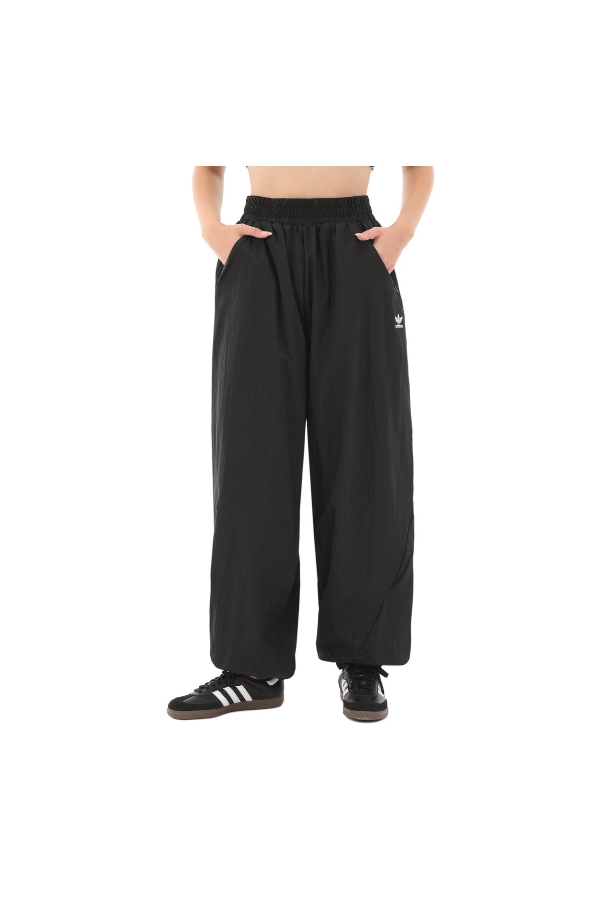 adidas-adidas IW5487-K Black Women's Sweatpants - Woven Trkpant 1