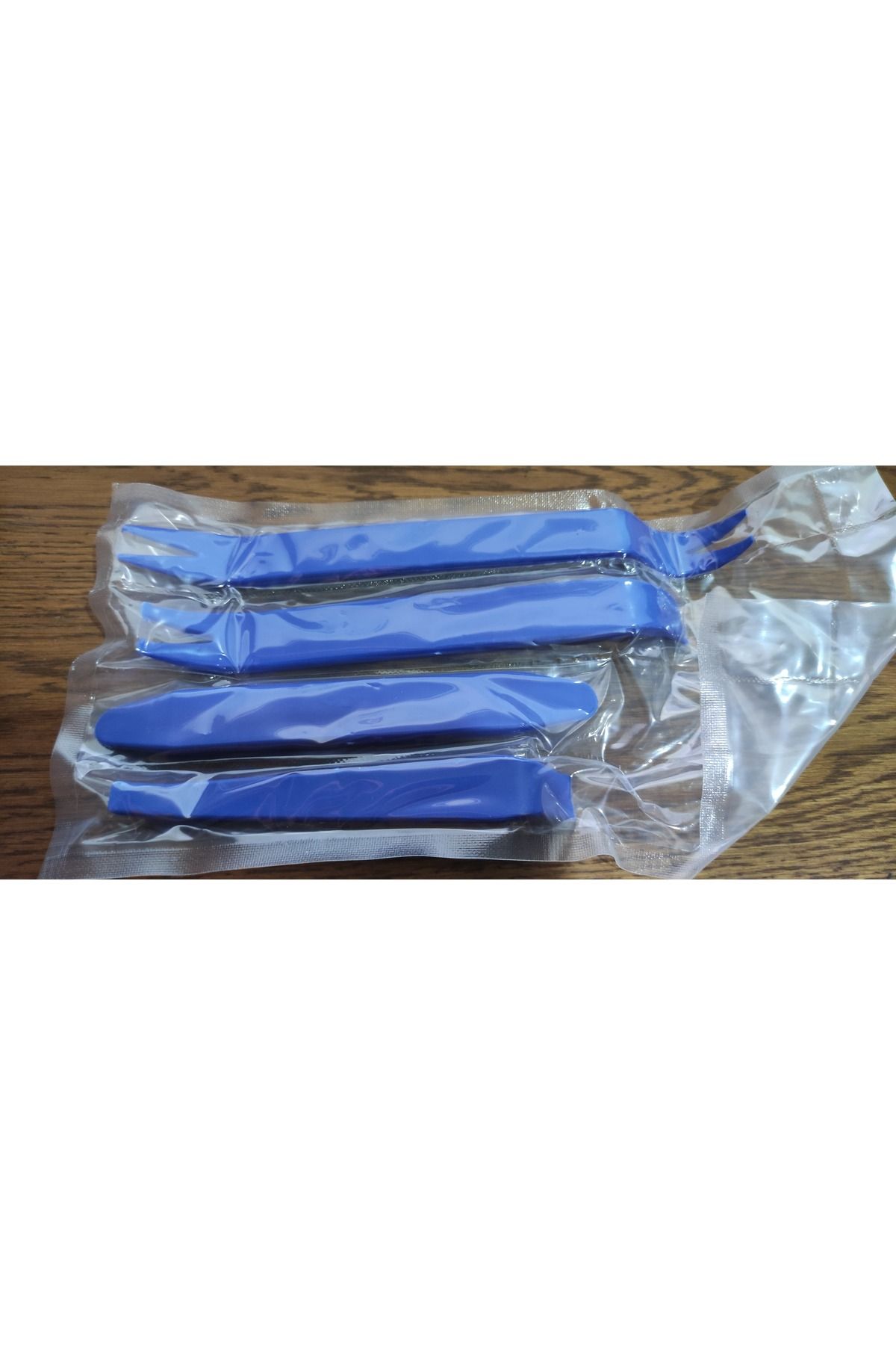 restinal-Set of 4 Blue Hard Plastic - Auto Glove Box Remover, Tape Radio Door Console Removal Attachment 1