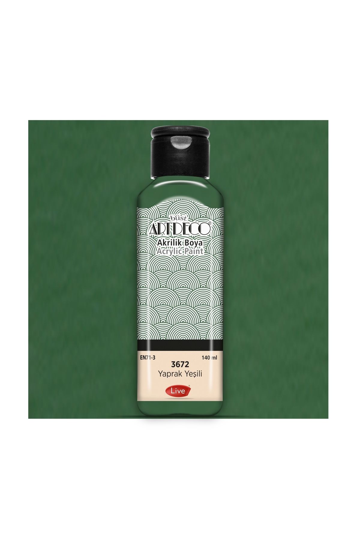 Artdeco Akrilik Boya 140ml Yaprak Yeşili 3672