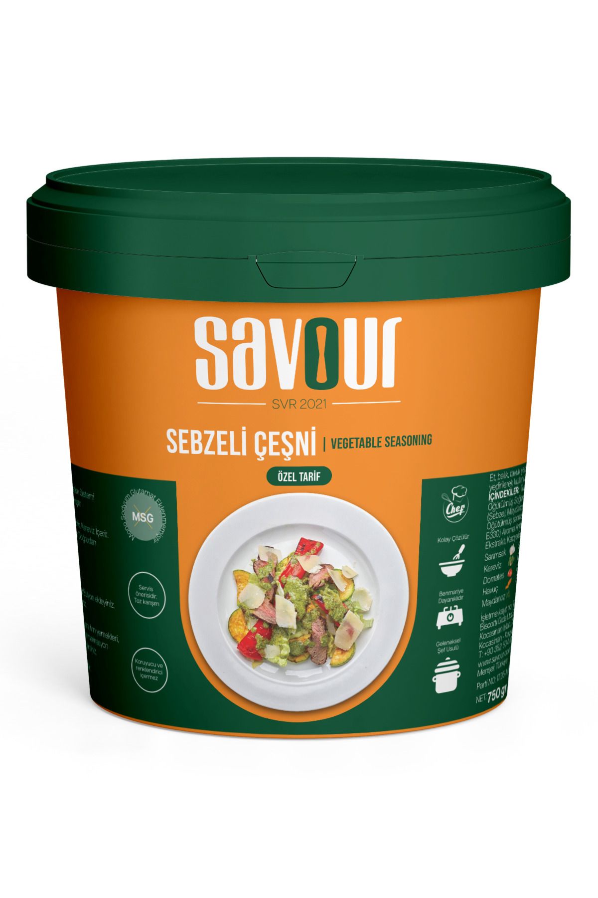 SVR Sebzeli Çeşni - 750 gr