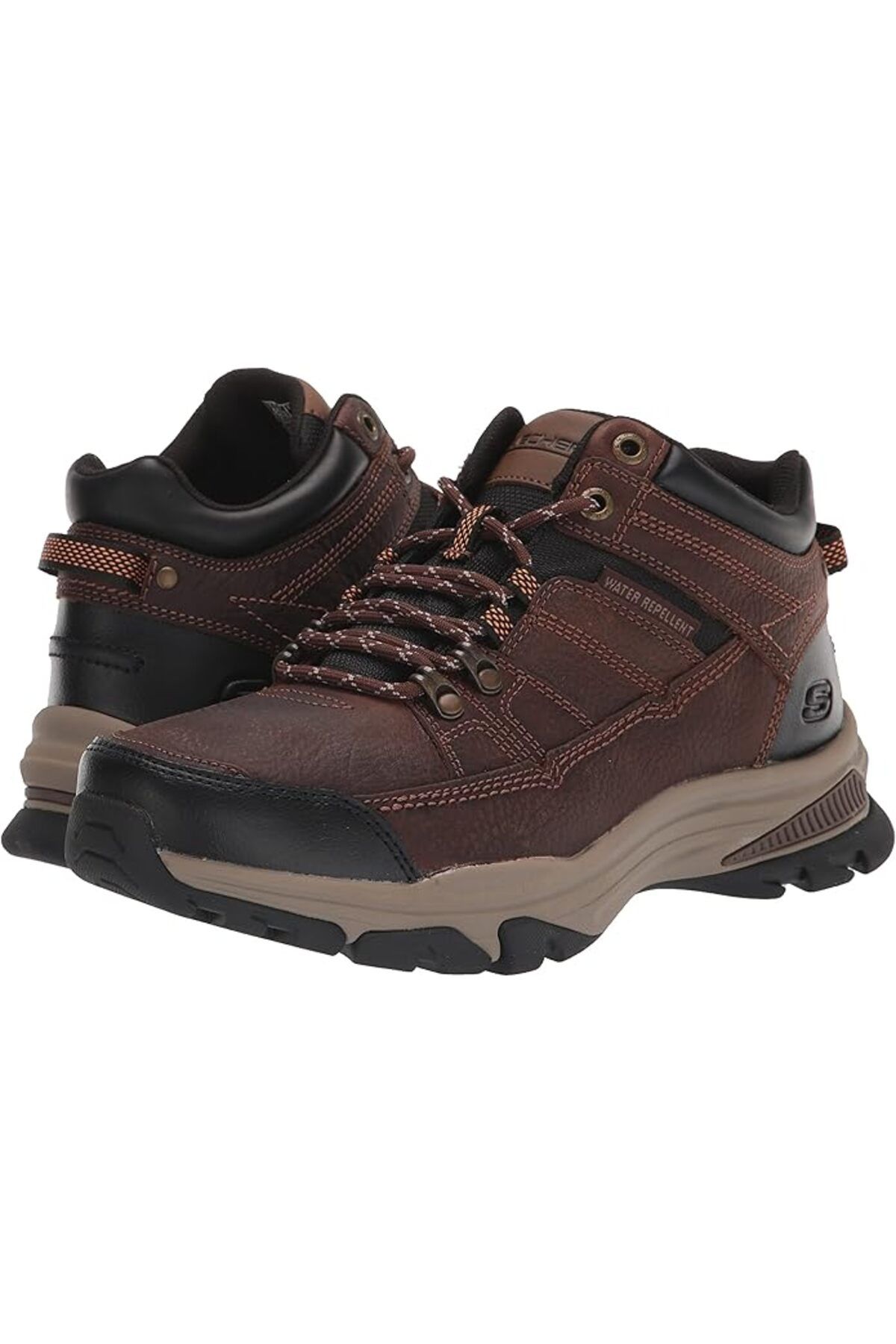 SKECHERS-204482 Ww-Choc Ralcon Emil Men's Brown Water Repellent Leather Sports Boots 7