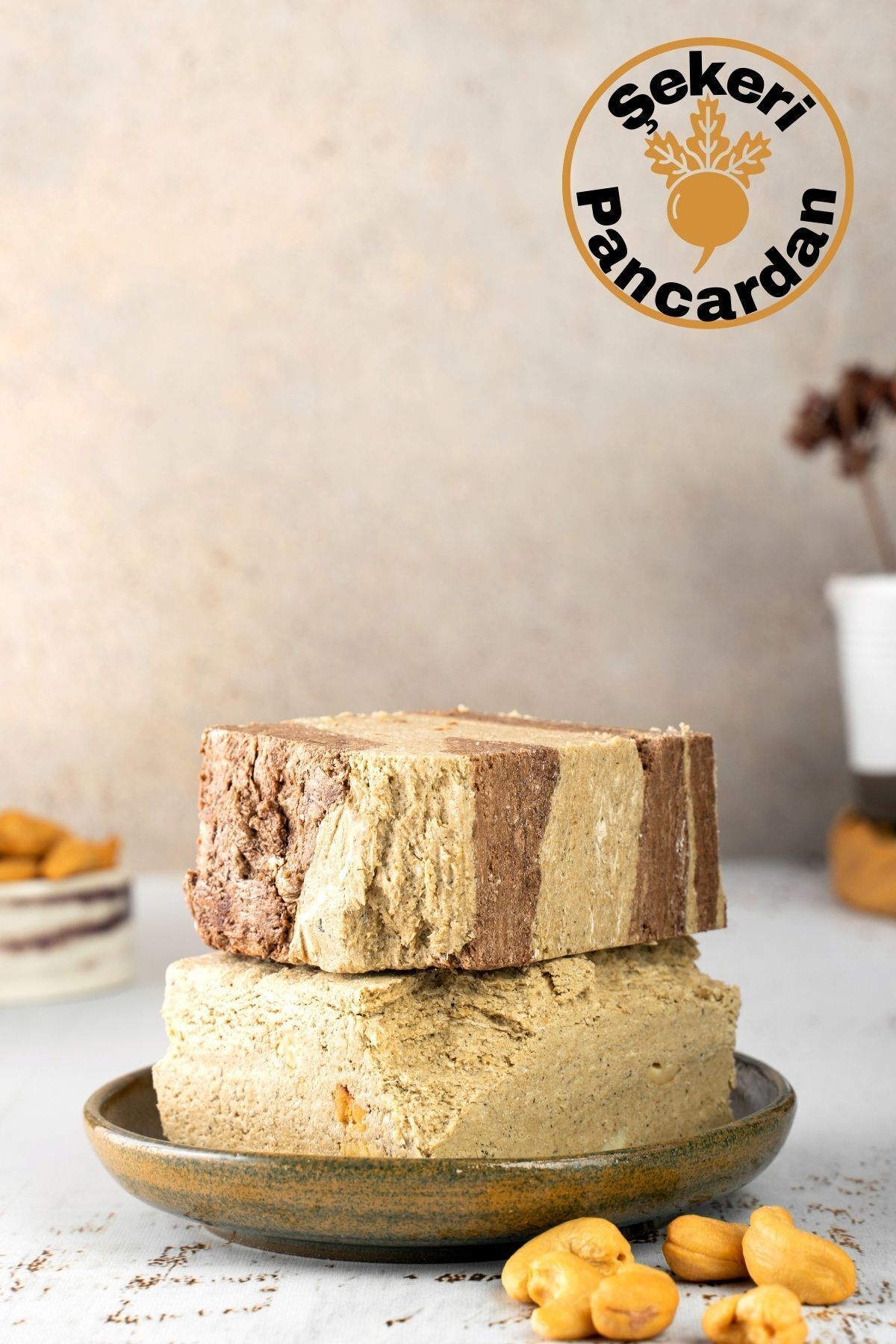Bozkırlı Çavuşoğlu-500g Halva with Tahini and Cocoa 3
