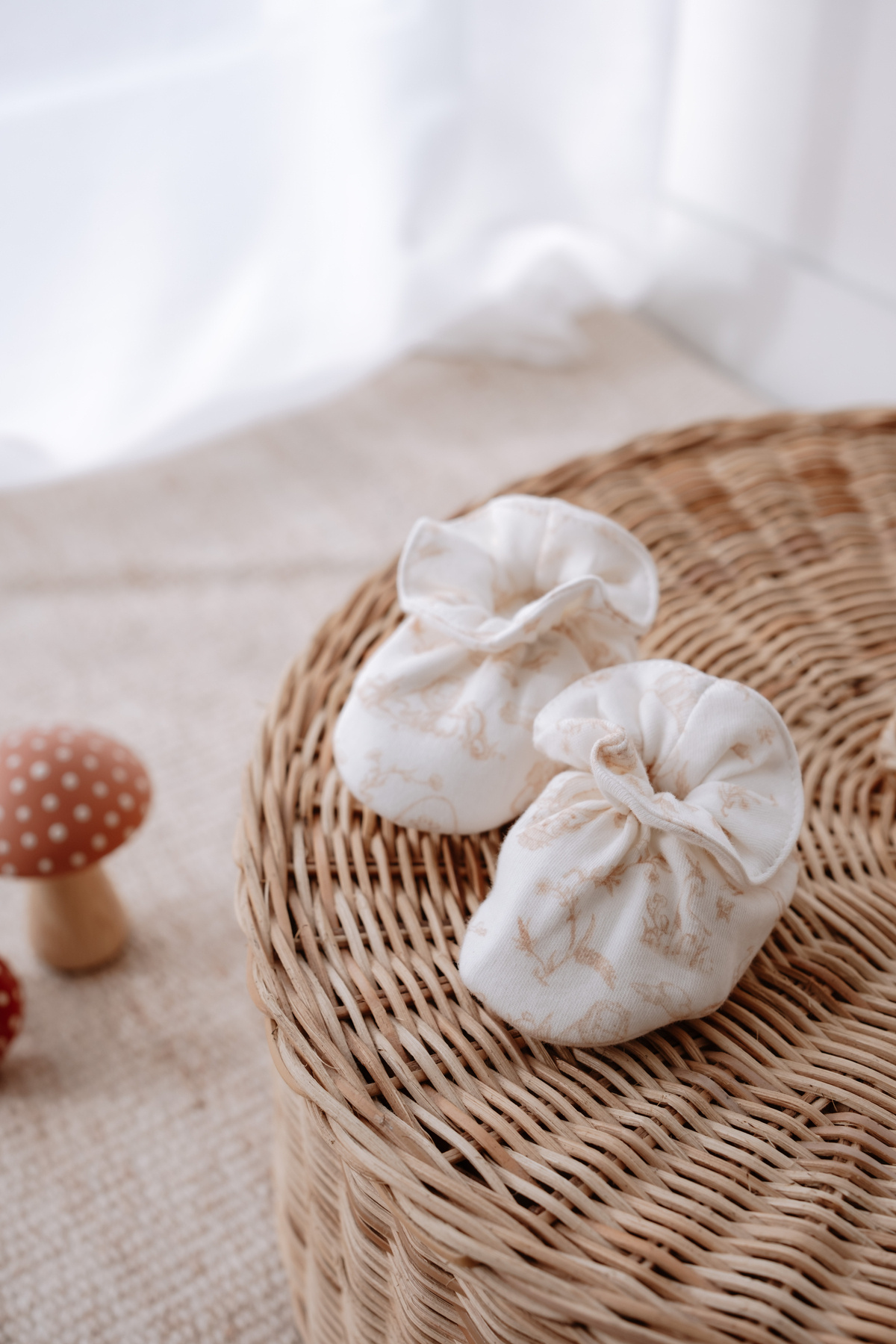 Atelier Babbi-Beige Toile De Jouy Booties 3