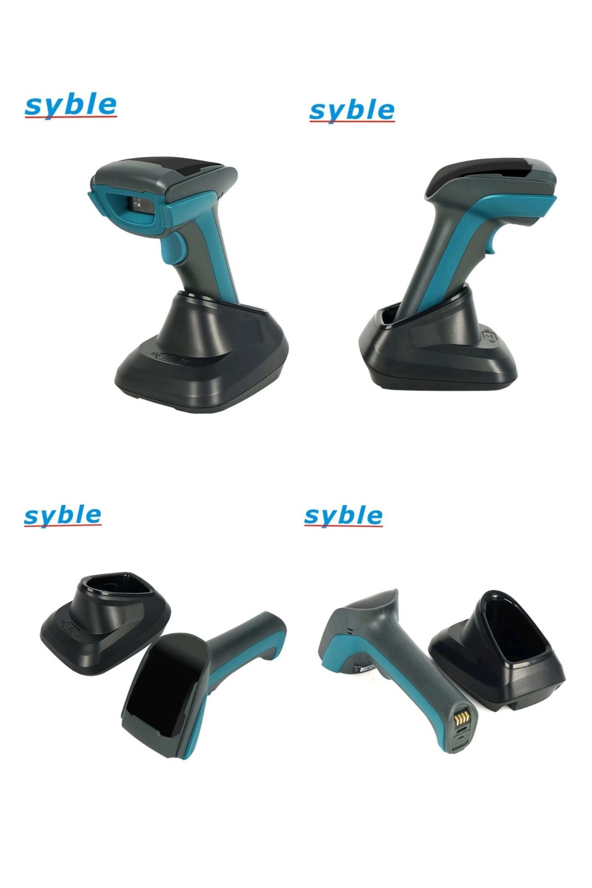 SYBLE VP 50 2D KABLOSUZ BARKOD VE KAREKOD OKUYUCU+CRADLE