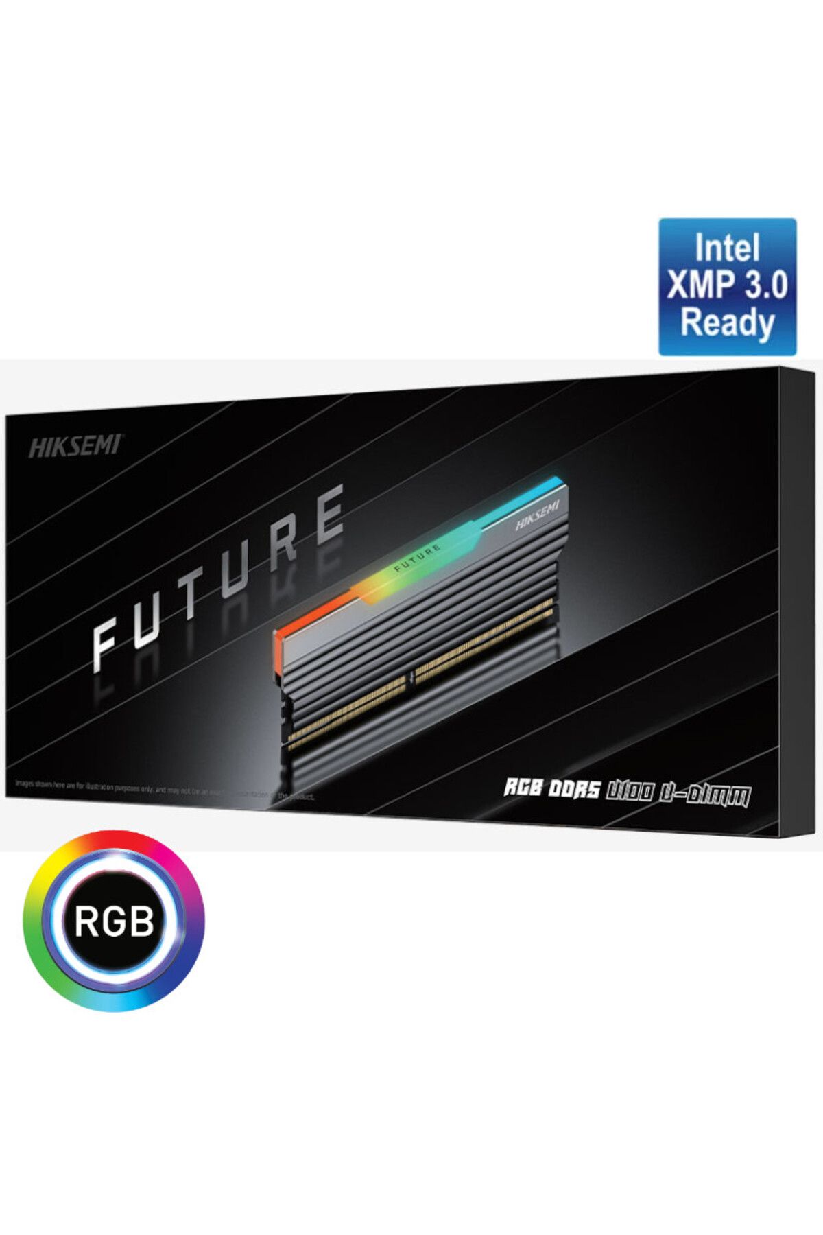Hiksemi-Future Rgb 16Gb Ddr5 6400Mhz Cl32 to 1.35V Hsc516U64C4 Single Module Ram 3
