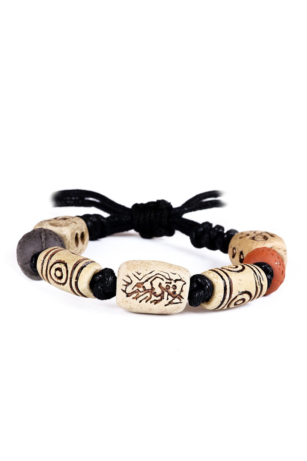 Rouge-Maya Ah Puç Unisex Natural String Bracelet 1