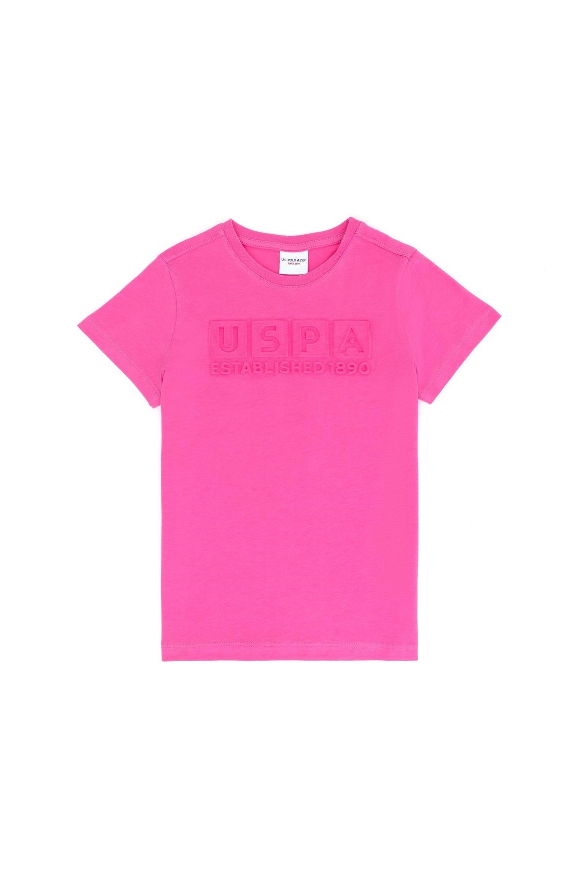 U.S. Polo Assn.-U.S. Polo. Assn. Kids Pink Crew Neck T-Shirt 50263496 1