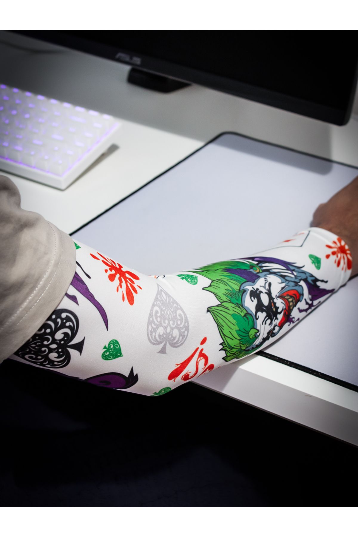 buffed Joker Oyuncu Sporcu Kolluk Gamer Sleeve buffed