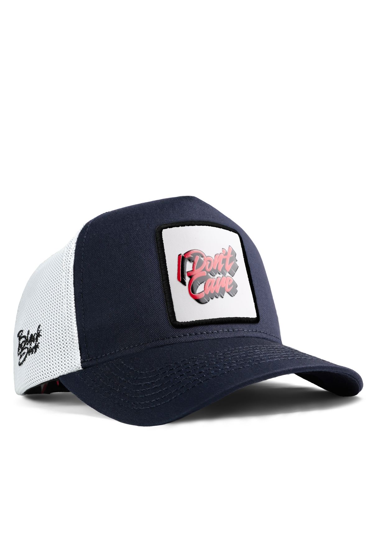 BlackBörk-Pălărie unisex V1 Trucker bleumarin-alb - 1 cu sigla cod 1