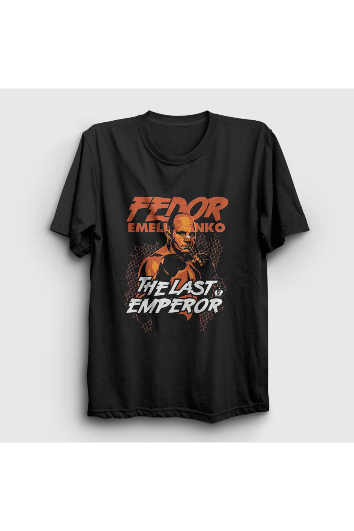 Presmono-Unisex Black Fedor Emelianenko Ufc Mma T-Shirt - 508220 Tt 1