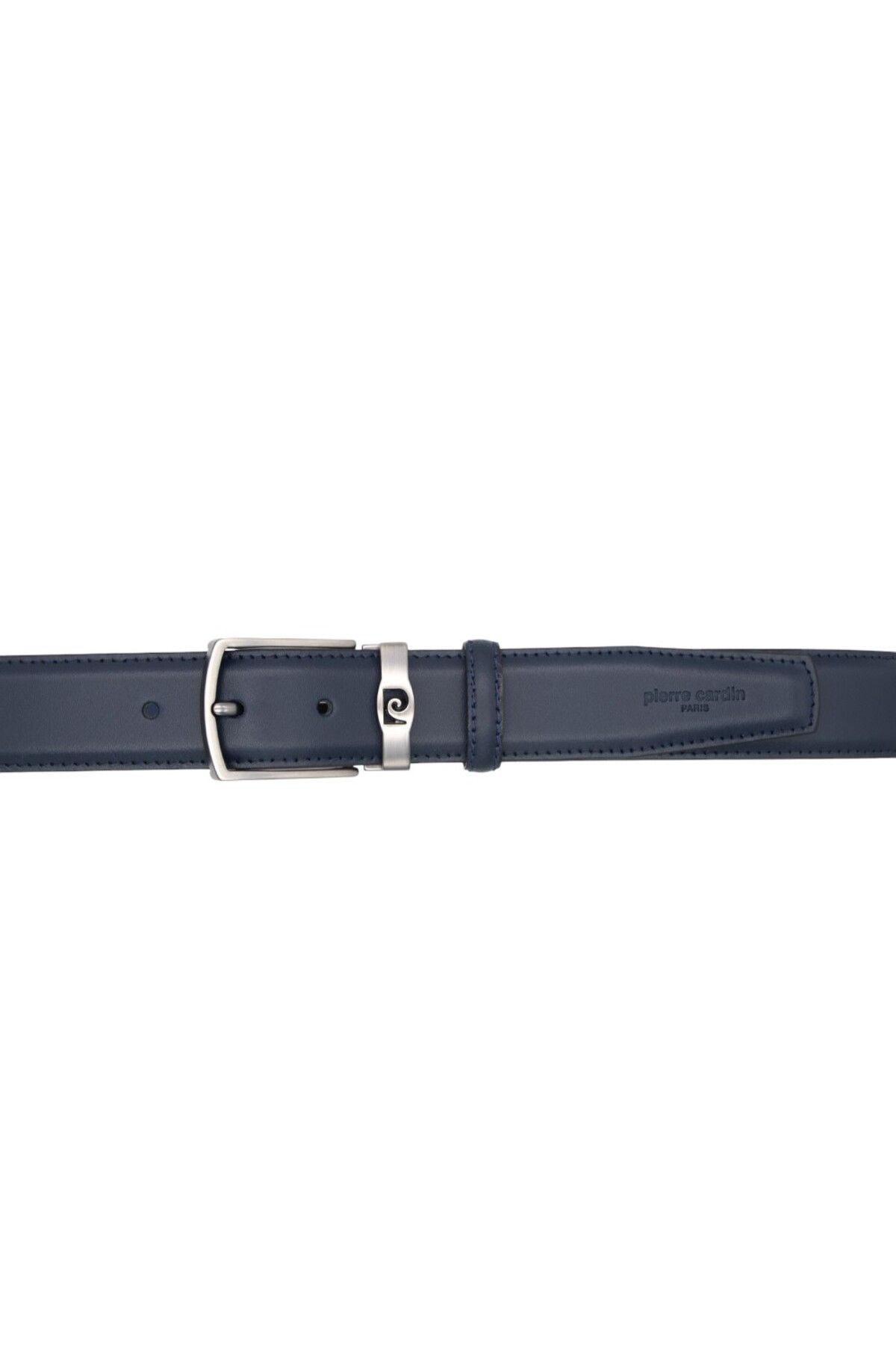 Pierre Cardin-Navy Blue Analin Leather Men's Belt Pc-Anlo15 6