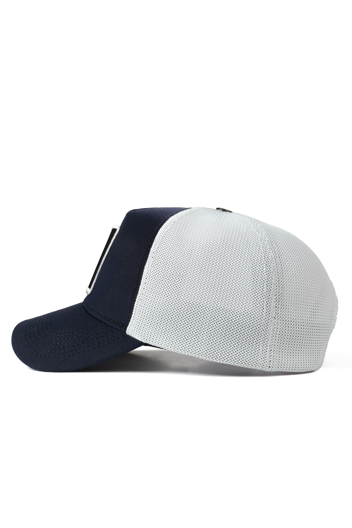 BlackBörk-Pălărie unisex V1 Trucker bleumarin-alb - 1 cu sigla cod 4