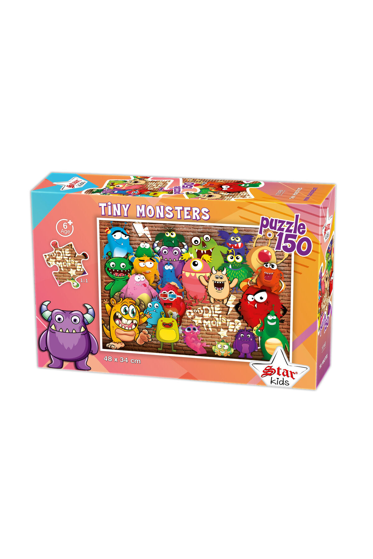 Star Oyun MİNİK CANAVARLAR 150 PARÇA