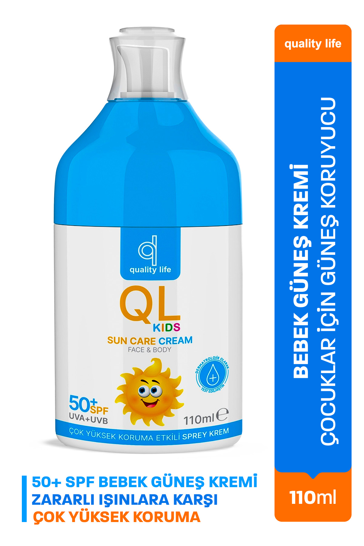 Quality Life Ql Bebek Ve Yetişkin Güneş Kremi Seti 50+ Faktör 110 Ml Leke Karşıtı fotoğrafı 5 (önizleme)